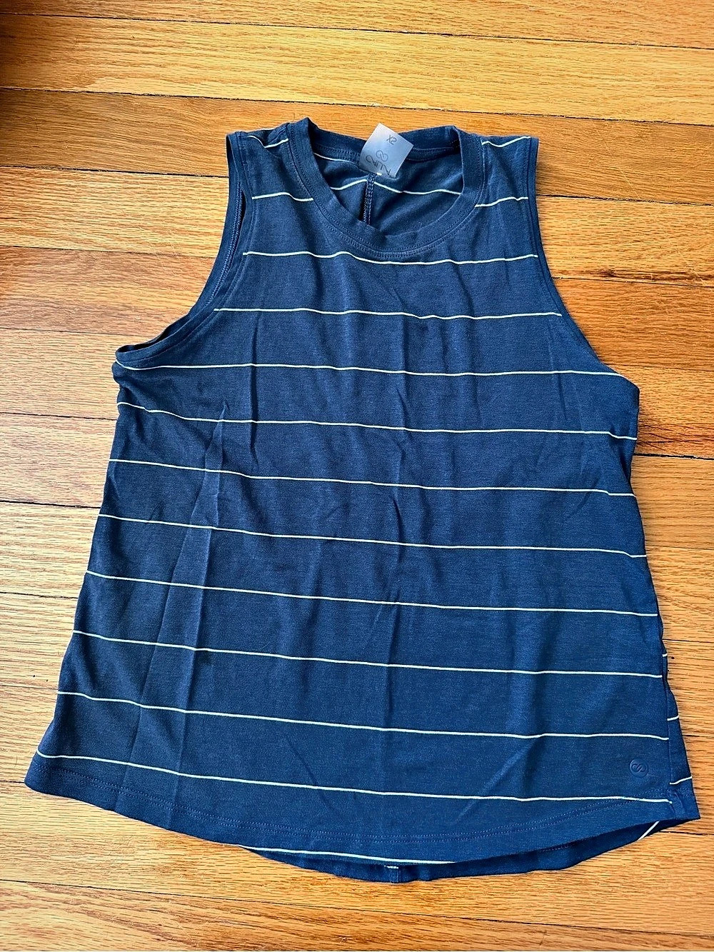 Calia by Carrie Underwood Striped Tank Top in Blue Size XS Like New